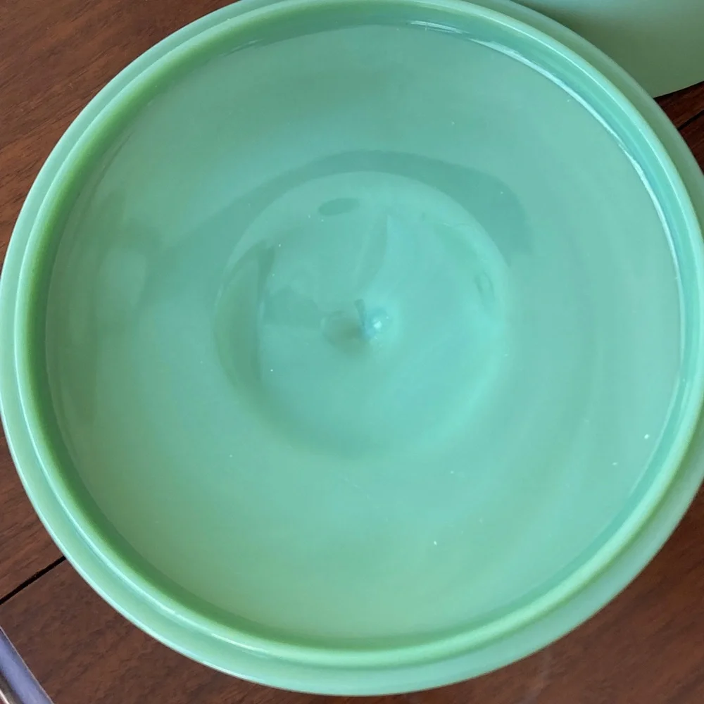 Fire King Jadeite Green Casserole Dish - Picture 6 of 7